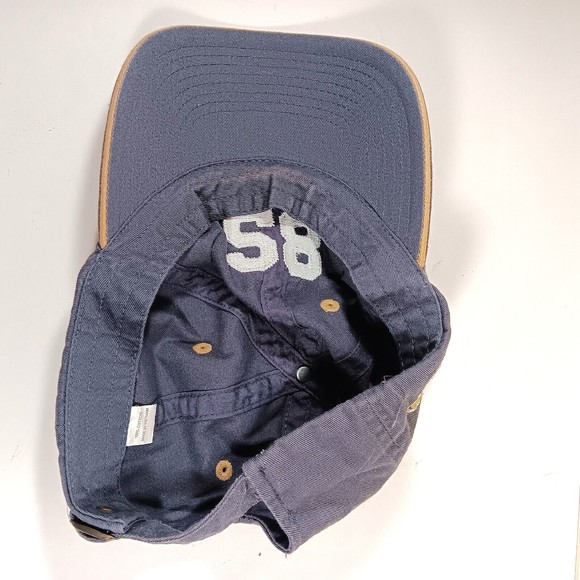 Marshall Faulk Baseball Cap Hat #28 St. Louis Rams Charter Promo Strapback Blue - Picture 7 of 8